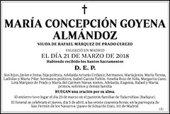 María Concepción Goyena Almándoz